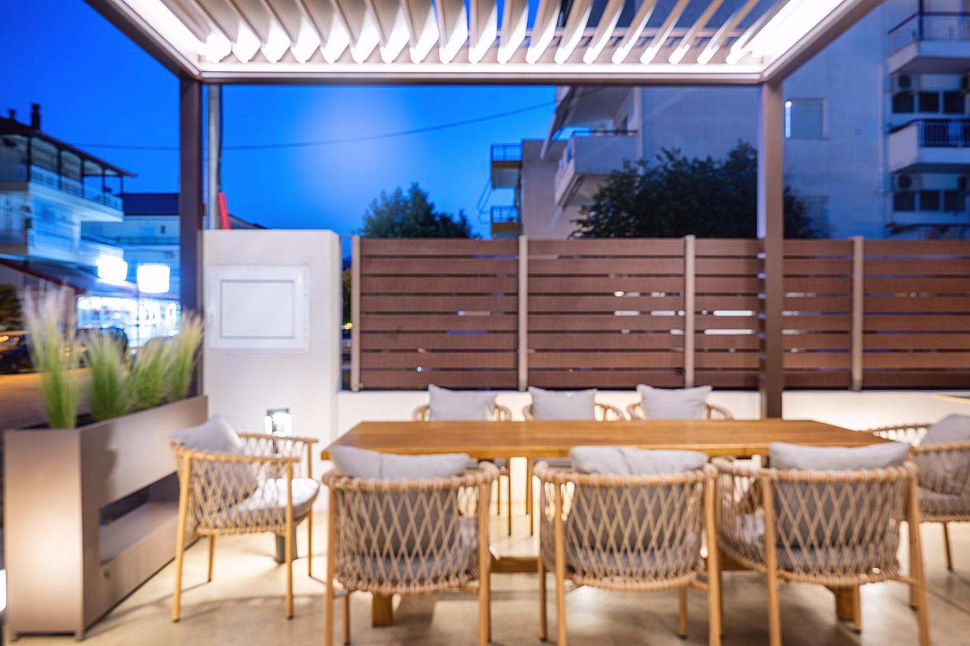 Pantheon Sea View Lejlighedshotel Néoi Póroi Eksteriør billede