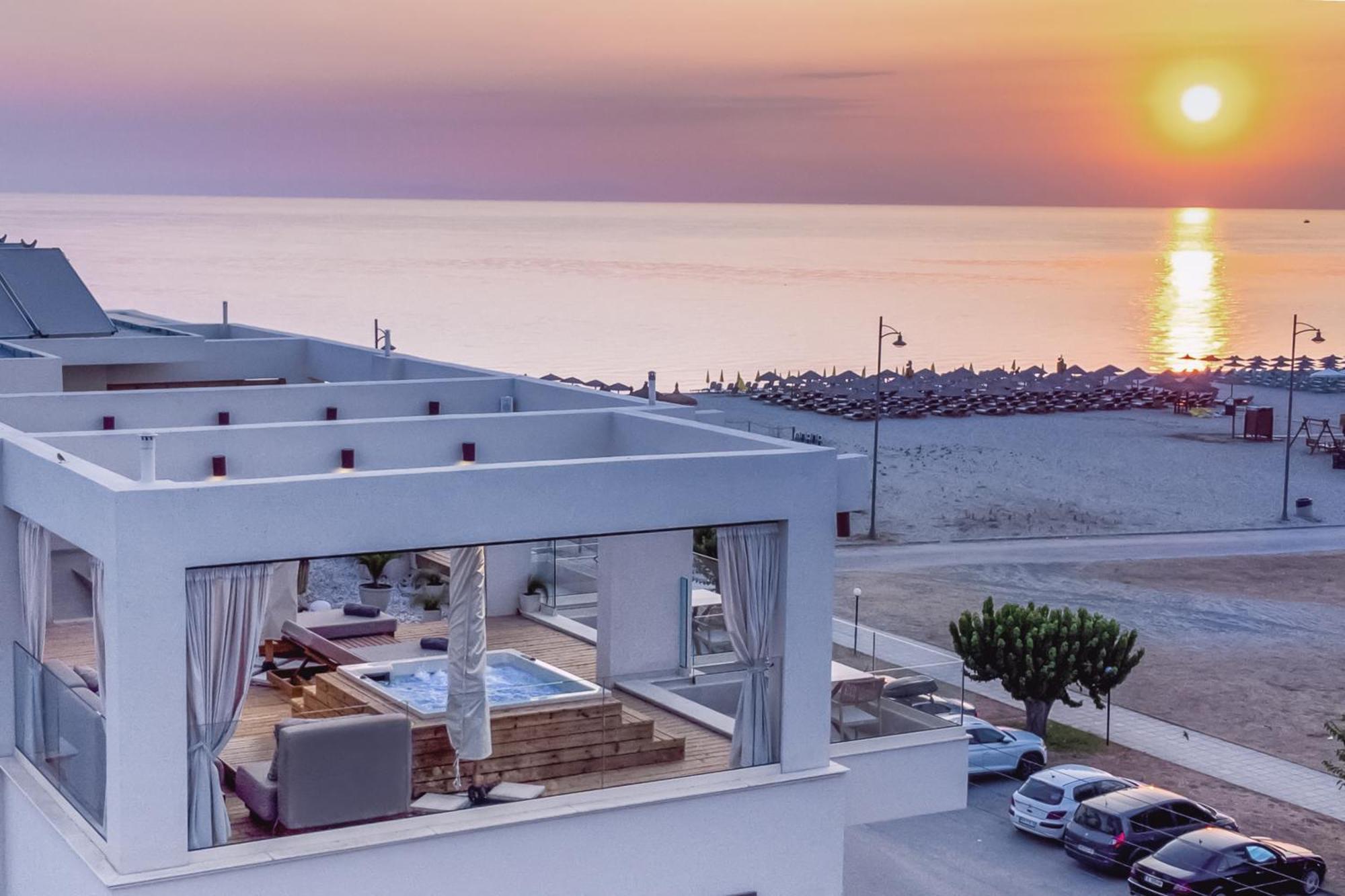 Pantheon Sea View Lejlighedshotel Néoi Póroi Eksteriør billede