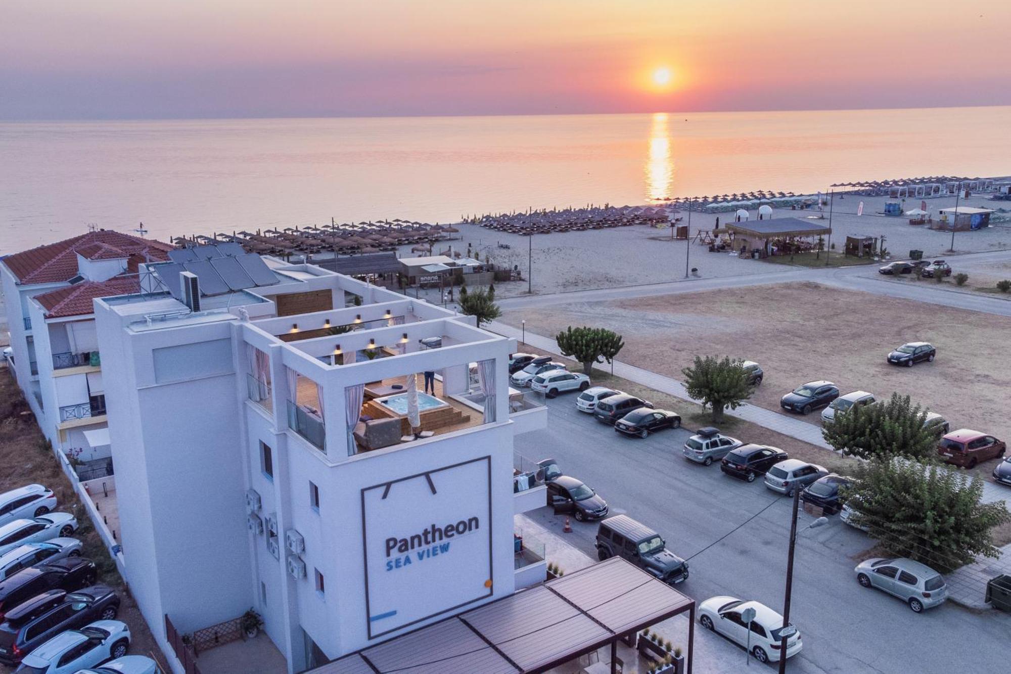 Pantheon Sea View Lejlighedshotel Néoi Póroi Eksteriør billede